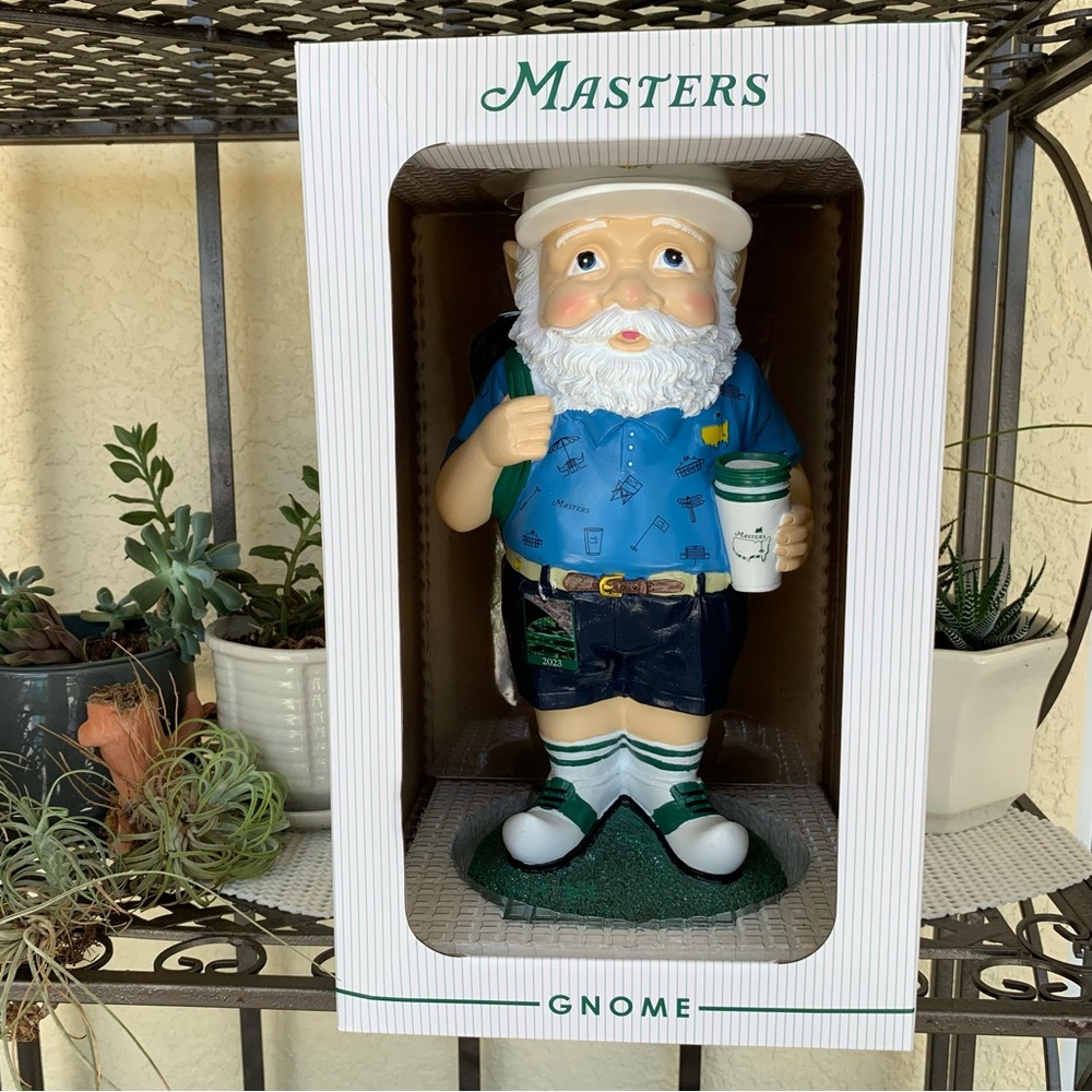 2023 RARE Masters Garden Gnome Augusta National Golf Club. Full Size. New in Box